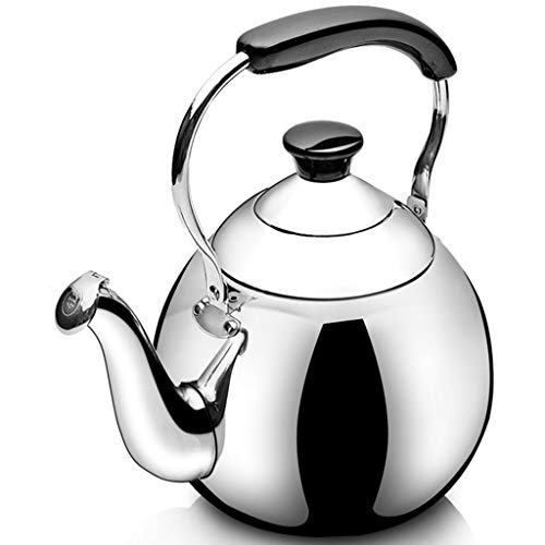 MDL Whistling kettle, 304 en acier inoxydable gaz gaz cuisinire induction universelle bouteille d'eau chaude (taille : 5L)