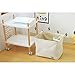 Produktbild EILEMO Easy Carrying Well Standing Toy Chest Baskets Storage Bins for Dog Toys, Kids & Children Toys, Blankets, Clothes - Perfect for Playroom & Living Room (S)