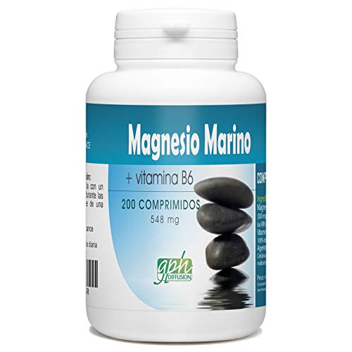Magnesio marino y vitamina B6 ? 548 mg al día ? 200 comprimidos