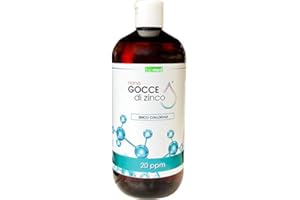 BIOMED SRL Nano Gocce di Zinco Colloidale 20 ppm Biomed confezione da 500 ml