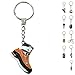 Produktbild ebos Schlüsselanhänger  aus Metall  Accessoire | fob key | Sport | Sportarten (Bergschuh / orange-schwarz)