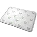 Produktbild Uosliks Love Hearts Sage_1134, Bunte, leicht zu reinigende, rutschfeste PVC-Fußmatte mit Eingangsbereich für den Innenhof, Vorderseite, 16 x 896 Zoll, Wetter außen