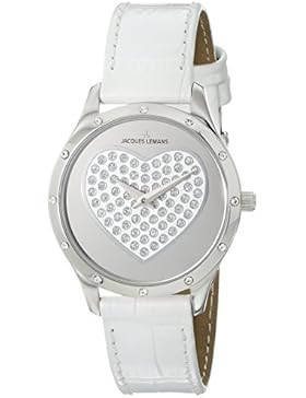 Jacques Lemans Damen-Armbanduhr XS Rome Analog Quarz Leder 1-1803B