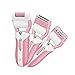 Epilator, Pyrus Multi-function Hair Removal Lady's Electric Shaver Epilator for Women - Pink