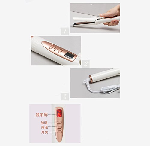 Hair Curler Ceramic Electric Hair Curler Large Roll Splint Hair Straightener Does Not Hurt Hair Curler Buckle Bangs Dual-use Straight Clip