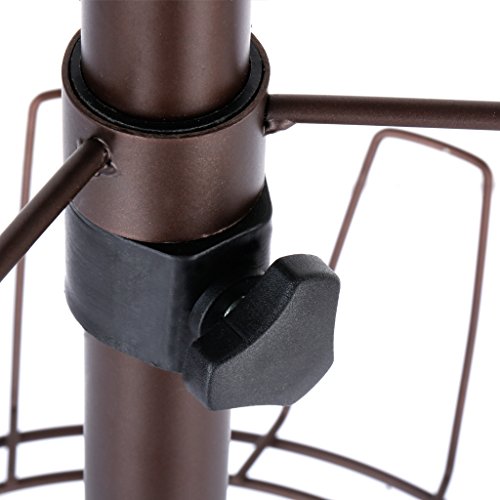 LANGRIA Drehbar Schuhregal Platzsparend Schuhkarussell für 18 Paar Schuhe, Bronze - 7