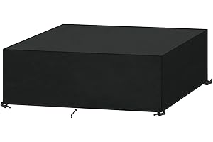 SanGlory Housse de protection imperméable pour meubles de jardin Résistante à l'hiver En tissu Oxford robuste 200 x 100 x 71 cm