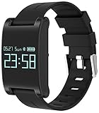 Fitness Armband Fitness Tracker Herzfrequenzmesser Schrittzähler Bluetooth Schlafüberwachung Wasserdicht IP67 Sport Uhr Smartwatch Aktivitätstracker