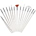 20pcs Nail Art Design Painting Dotting Detailing Pen Brushes Bundle Tool Kit Set