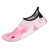 hausschuhe häkeln  SITAILE Aquaschuhe Barfuß Schuhe Schwimmschuhe Badeschuhe Wasserschuhe Surfschuhe Sportschuhe für Kinder Hase EU 24-25