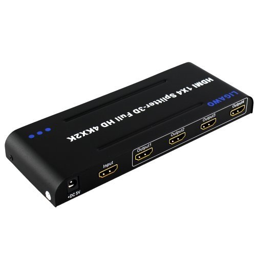 Ligawo HDMI Splitter 1×4 4-fach – HDMI Verteiler 1.4a 3D HDCP HDTV FullHD 4Kx2K - 2