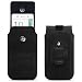 Produktbild ROYALZ Schutzhülle für Sony Xperia E5 Hülle Leder Gürtel Tasche Smartphone-Zubehör Slim Case Rausziehhilfe Gürtelclip schwarz