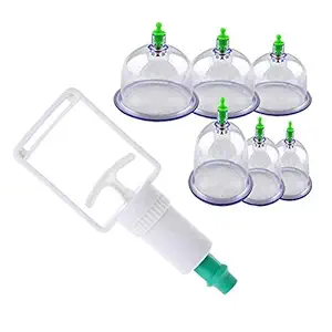 ZOTZIT 6 PCS Vacuum Cupping Set Health Care Vacuum Cupping Hijama acupuncture Portable Body Relaxation Massage Therapy Kit Chinese Cupping Cups