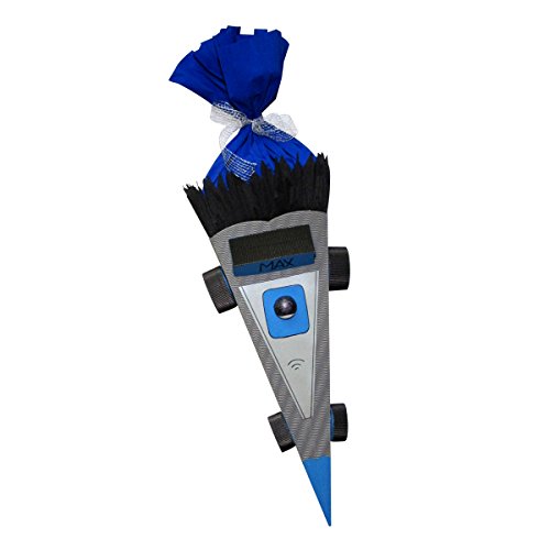 Preisvergleich Produktbild Schultüte Bastelset Rennauto - Zuckertüte - aus 3D Wellpappe, 68cm hoch