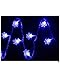 Produktbild Samgu 40er LED 4M LED Schneeflocke Weihnachten Party außen innen Kette Leuchte (Blau)