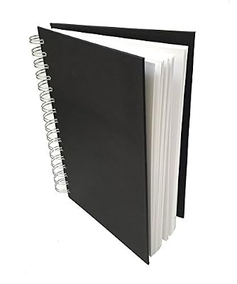 Artway Studio - Carnet à dessin avec reliure double spirale et couverture rigide - papier cartouche sans acide - 170 g/m² - 48 feuilles - A5 portrait
