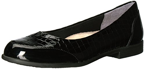 Preisvergleich Produktbild Trotters Damen Arnello, schwarz / Kroko-Optik, 39.5 EU W