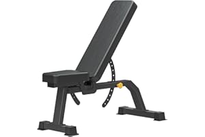 Cometofit Verstellbare Bank, professionelle Hantelbank, flache Neigungsbank, Sit-Up-Bank, Hantelhocker