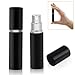 TOOGOO(R) BLACK REFILLABLE METAL ATOMISER PERFUME SPRAY BOTTLE HOLIDAY HANDBAG AFTERSHAVE
