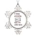 Produktbild prz0vprz0v Personalised Christmas Tree Decoration Computers Unusual Garden Snowflake Ornaments Sarcastic I Keep Pressing The Escape Key But I'm Still Here 3 Inch Metal Ornament