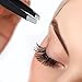 Precision Tweezers with Slanted Tip - AsaVea High Quality Make Up Stainless Steel Tweezers with Slant Design - Best for Brow Shaping and Splinter Removal - Ideal for Travel - Get Perfect Eyebrows Today!(Black)