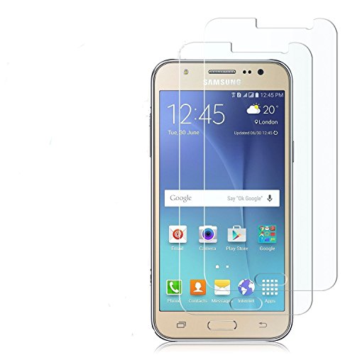 Samsung J5 2016 Panzerglas, Acelive 2 Stück Gehärtetem Glas Panzerglas Displayschutzfolie Folie für Samsung Galaxy J5 2016 (Bewusst Kleiner Als Das Display, Da Dieses Gewölbt Ist)