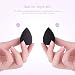 ElleSye Makeup Brushes Face Foundation Brushes 8+1 Pieces, Makeup Starter Kit Eye Brushes Set, Face Powder Brush with Blender Sponge Egg (Silver)