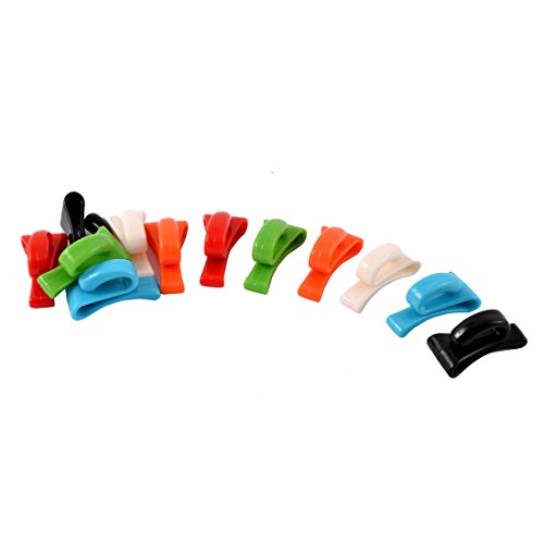 Geldbeutel Handtasche Organizer Clips Haken Aufhänger 12Stück Sortiert Farbe
