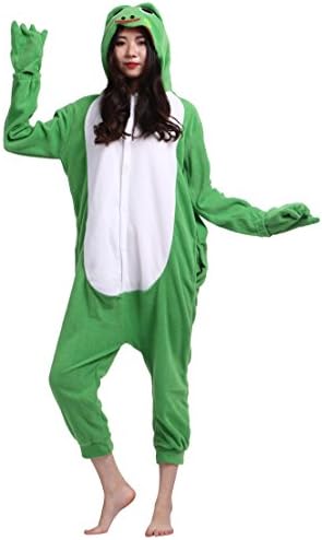 Unisex Adult Pajamas Animal Cosplay Frog Suitable For height 140-187cm
