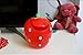 Moolecole Creative Red Cute Strawberry Plastic Trash Bin Table Office Desk Mini Dustbin Trash Can With Cover
