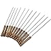Produktbild Uzinb Edelstahl-Metall-Spieße Wiederverwendbare Holzgriff Twisted Metal Kabab Sticks BBQ Werkzeuge