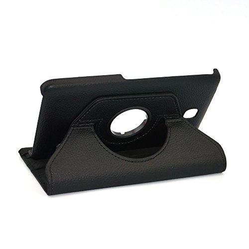 Apexel Schutzhülle für Samsung Galaxy Tab 4 7.0 SM-230 / SM-231 (Leder, 360° drehbar, inkl. Stylus) Schwarz schwarz schwarz - 6