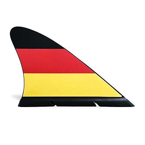 Mianova Fanartikel Flosse für Auto für Fussball WM & EM Fahne – Deutschland