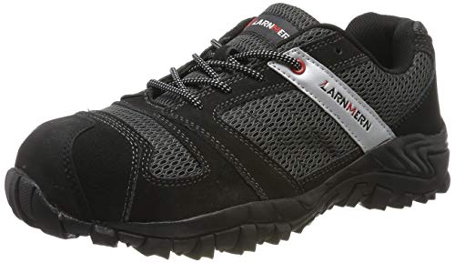 LARNMERN Sicherheitsschuhe Herren,LM-18 Arbeitsschuhe Stahlkappe Stahlsohle Anti-Rutsch Industrie und BAU Schuhe Atmungsaktiv Komfortabel (42, Schwarz) LARNMERN Sicherheitsschuhe Herren,LM-18 Arbeitsschuhe Stahlkappe Stahlsohle Anti-Rutsch Industrie und BAU Schuhe Atmungsaktiv Komfortabel (42, Schwarz)