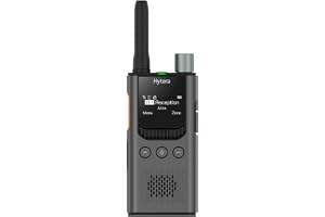 Hytera S1 Pro grå – Snygg professionell Walkie UHF 400-470Mhz för hotell och butiker, digital radio + analog, OLED-skärm, AI