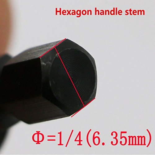 Mohoo 0.5-8MM Schnellspann Bohrfutter Schraubendreher Schlagschrauber Adapter 1/4 “Sechskantschaft Bohrer - 4