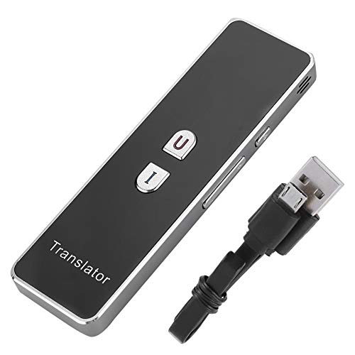 Preisvergleich Produktbild Tonysa Intelligenter Sprachübersetzer,Tragbarer Bluetooth Pocket Interpreter,Übersetzer Smart Voice Translator in Echtzeit Sprache mit 40 Sprachen / 2.4G Wireless Verbindung