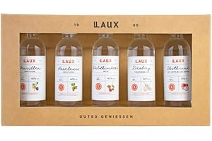 ‎LAUX Entdecke den edlen Geschmack von LAUX Spirituosen | Premium Probierset mit 5 Sorten | Hochwertige Zutaten | Für Frauen & Männer (5 x 40ml)