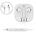 Price comparison product image In Ear Headphones,JISWK iPhone Earphones Wired Earbuds with Microphone and Remote Control,Compatible with iPhone 6 6s Plus 5s 5c 5 SE iPad iPod,Tablet PC and Samsung Smart Phone (2pack white)
