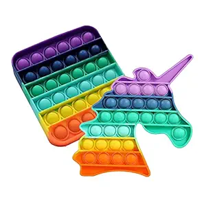 Aganta Popit Unicorn Poppins Toy Pop Pop Toy Kid Toys Toys for Boys and Girls Popitst Poppet for Kids Fidget Popits Small Size Pop Up Figet Set Toys Poppets Popping Toys