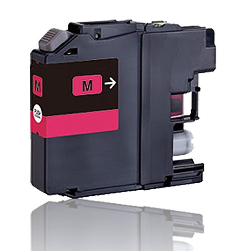 Druckerpatrone (rot/magenta) kompatibel zu LC221M/LC223M/LC225M mit Chip (für BROTHER DCP-J4120DW, J562DW, MFC-J1100, J1140W, J1150DW, J1170DW, J1180DWT, J4420DW, J4425DW, J4620DW, J4625DW, J480DW, J5320DW, J5600, J5620DW, J5625DW, J5720DW, J680DW, J880DW)