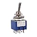 Produktbild SUPVOX GN109A 6 Füße AC ON-ON SPDT 2 Position Selbstkippschalter 6A 125 V (Blau)