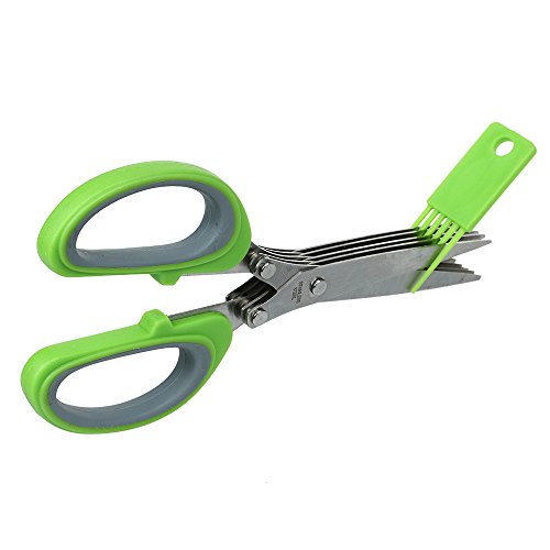 Kitchen Herb Schere, mehrklingen 18/8 Edelstahl Scheren für Küche