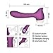 Produktbild DQ-ASMJ Klitoraler Saugvibrator, G-Punkt Clit Dldo Vibrato-rs für Frauen mit Saug- und Vibrationsfunktion, Wasserdichter klitoraler G-Punkt Niá-pple-Stimulator (Color : Purple)
