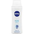 NIVEA Talcum Powder for Men & Women, Pure, For Gentle Fragrance & Reliable Protection Against Body Odour,100 g (Pack of 1)