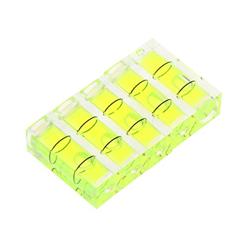 Preisvergleich Produktbild Qiman 5 Stücke 10x10x29mm Universal Vial Platz Wasserwaage Stativ Mess Kamera
