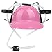 Produktbild Yueunishi Bierhelm Getränkespender, Getränkehelm, Bier und Soda Guzzler-Helm, Spaß-Party-trinkender Hut, Party Gags Kappe (Rosa)