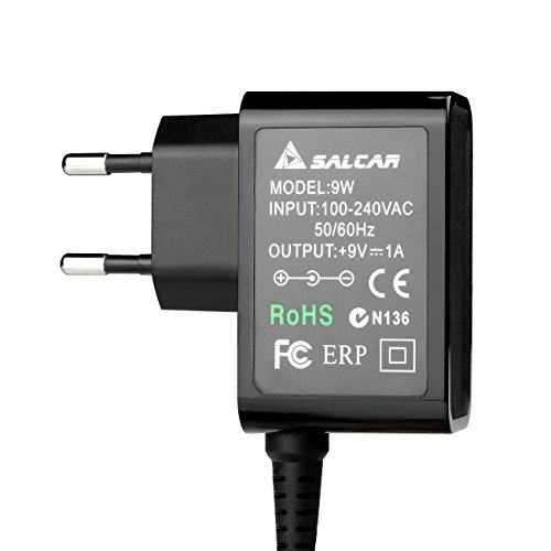 Salcar 9V 1A Ladegerät Netzteil für Arduino Uno R3 Platine, CD-Player, CCTV Kamera, DVD Player, Router, ADSL-Modem, Drucker, Überwachungskamera, tragbares Radio und weitere.(schwarz) - 3