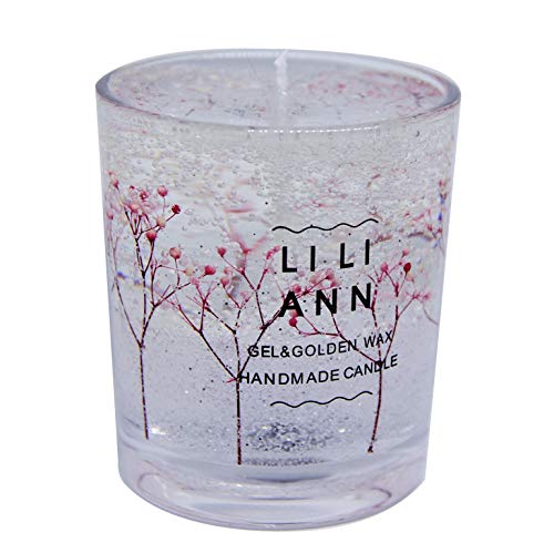 Preisvergleich Produktbild Premium Ätherisches Öl Gelee Duftende Wachs Luxus Bunte Aromatherapie Stumpenkerze Mit Einzigartigen Duft, 55 + Stunden Lang Anhaltende Duft, 415 g, Perfekte Geschenk-Box