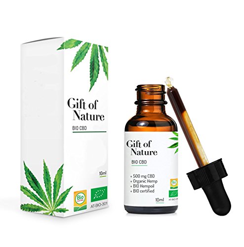 Bio 5% 10 ml de aceite de cáñamo orgánico NATURAL fabricado en Austria CO2 extracción